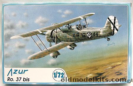 Azur 1/72 Ro-37  bis - Spanish Civil War Nationalist Air Force / Uruguay / Italian Air Forces - (Ro37bis), 014 plastic model kit